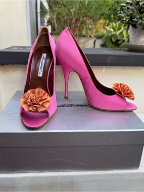 Brian Atwood  Pink High Heels Size 8,5